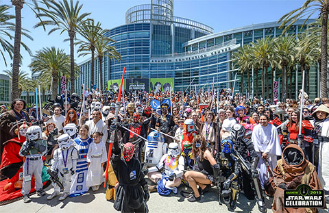 Star Wars Cosplayers at Anaheim 2015